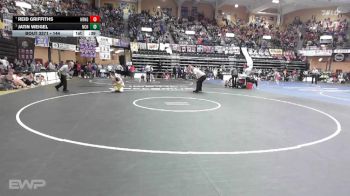 144 lbs 5th Place Match - Reid Griffiths, Herington HS vs Jatin Weigel, Norton Community HS