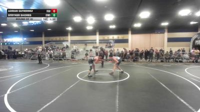 150 lbs Round Of 32 - Adrian Gutierrez, Fighting Squirrels WC vs Stryker Shores, Evwc