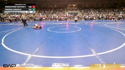 55 lbs Round Of 32 - Christopher Waitkus II, Team Tulsa Wrestling Club vs Frankie Carrasco, Tuscon Cyclones