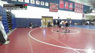 140 lbs Semifinal - Sebastian Cardona-perez, Santa Ana vs Santos Montoya, Oak Hills