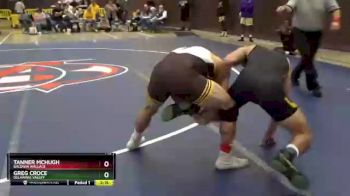 149 lbs Champ. Round 2 - Greg Croce, Delaware Valley vs Tanner Mchugh, Baldwin Wallace