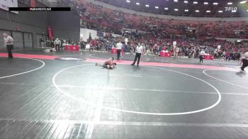 95 lbs Cons. Round 5 - Ryder Holguin, West Bend Wildcats vs Klay Gajewski, Edgar