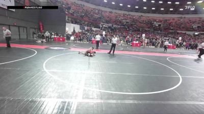 95 lbs Cons. Round 5 - Ryder Holguin, West Bend Wildcats vs Klay Gajewski, Edgar