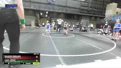 56 lbs Placement - Liam Jonas, Wichita Wrestling Club vs Kaleesi Merlino, 512 Outlaw Wrestling