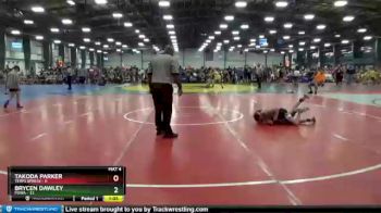 76 lbs Round 3 - Brycen Dawley, POWA vs Takoda Parker, Terps XPress