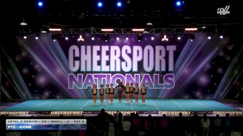 PTC - Icons [2026 L3 Senior - D2 - Small - A Day 2] 2026 CHEERSPORT National All Star Cheerleading Championship
