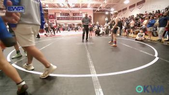 110 lbs Quarterfinal - Elliott Schmidt, Broken Arrow Wrestling Club vs Cayden Beavers, Harrah Little League Wrestling