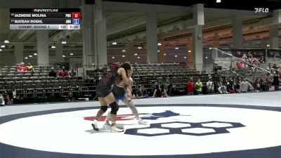 Senior Women Freestyle FS - 57 lbs Champ. Round 1 - Jazmene Molina, Pioneer Wrestling Club vs Mateah Roehl, Askren Wrestling Academy