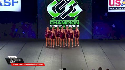 No Limits Dance - Why [2026 Senior Small Contemporary/Lyrical Finals] 2026 The Dance Worlds