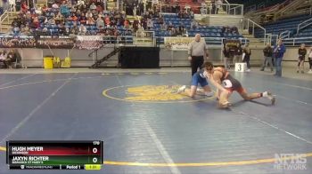 170 lbs Champ. Round 1 - Hugh Meyer, Dickinson vs Jaxyn Richter, Bismarck St Mary`s