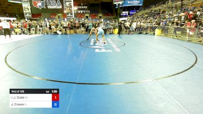 138 lbs Rnd Of 128 - Jason Dube, PA vs Jasper Croom, FL