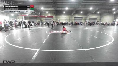 83 lbs Consi Of 16 #2 - Forest Brooks, Contender Wrestling Academy vs Nehemiah Rankin, Neighborhood Wrestling Club