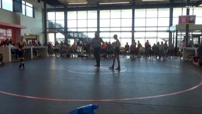 125 lbs Cons. Round 3 - Cael Carson, Hawkeye Wrestling Academy vs Dom Bevans, Hawkeye Wrestling Academy
