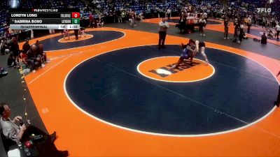 120 lbs Quarterfinal - Sabrina Bono, Franklin Park-Northlake (Leyden) vs Londyn Long, Collinsville