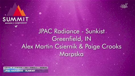 JPAC Radiance - Sunkist [2026 L4 Junior - D2 - Small Semis] 2026 The D2 Summit