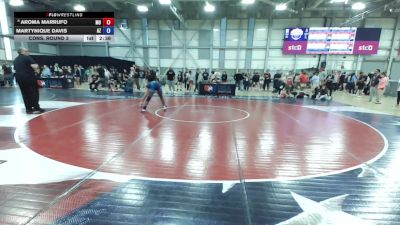 U20 Women - 57 lbs Cons. Round 3 - Aroma Marrufo, MO vs Martynique Davis, AZ