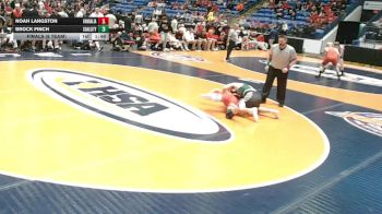 175 lbs Finals (8 Team) - Brock Finch, Coal City vs Noah Langston, Vandalia