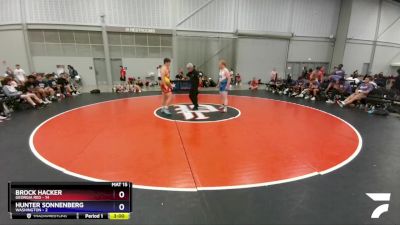 195 lbs 4th Wrestleback (16 Team) - Brock Hacker, Georgia Red vs Hunter Sonnenberg, Washington