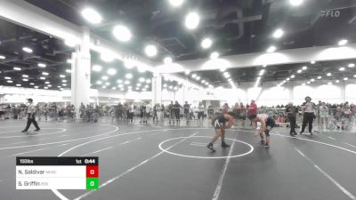 150 lbs 3rd Place - Nathan Saldivar, Mercenary vs Sean Griffin, 209 Wrestling