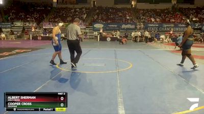 D 1 285 lbs Cons. Round 2 - Albert Sherman, Holy Cross vs Cooper Cross, Sulphur