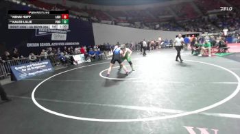 4A Boys 285 lbs Semifinal - Kenai Huff, La Grande Boys vs Kaleb Lillie, Pendleton Boys