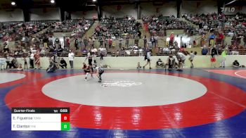 43 lbs Quarterfinal - Easton Figueroa, Tomahawk Wrestling Club vs Troy Clanton, The Storm Wrestling Center