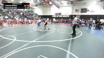 145 lbs 1st Place Match - Azaleah Bernal, Downey vs Alexa Martinez, Fillmore