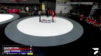 125 lbs Round 1 (10 Team) - Alejandro Varela, CVWA-FR vs Gabriel Champagne, SJWA-FR