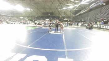 Girls 3A 140 lbs Cons. Round 1 - Jasmine Shiva, University (Girls) vs Darcy Mince, Bellarmine Prep (Girls)
