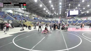 94 lbs 5th Place - Alaina Wilmoth, CWC Thunder vs Amelia Martinez Guzman, Denver West Cowboys Wrestling