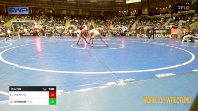 125 lbs Quarterfinal - Braden Perez, Owasso Takedown Club vs Joe Whitford, Sanderson Wrestling Academy