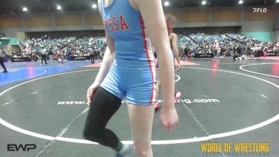 105 lbs 2nd Place - Vanity Brown, D3 Wrestling Cluib vs Lorien Bowns, Nyssa