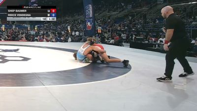 132 lbs Champ. Rd Of 128 - Shep Baumer, Louisiana vs Reece Vendegna, Wisconsin