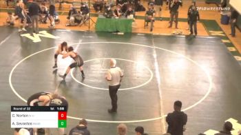 126 lbs Prelims - Cole Norton, Whitman-Hanson vs Antonios Sevastos, Mansfield