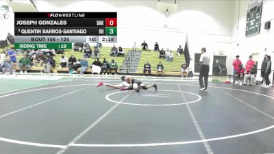 125 lbs Cons. Semi - Joseph Gonzales, Bakersfield College vs Quentin Barros-Santiago, Rio Hondo