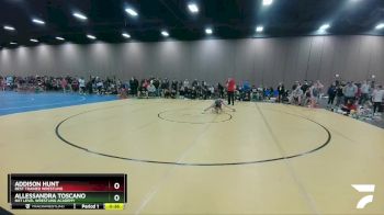 96-100 lbs 1st Place Match - Allessandra Toscano, NXT Level Wrestling Academy vs Addison Hunt, Best Trained Wrestling