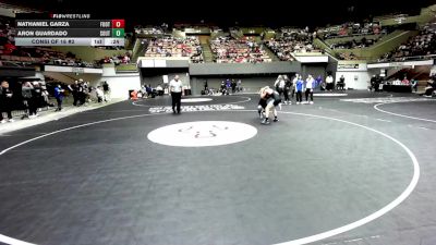 128 lbs Consi Of 16 #2 - Nathaniel Garza, Foothill vs Aron Guardado, South