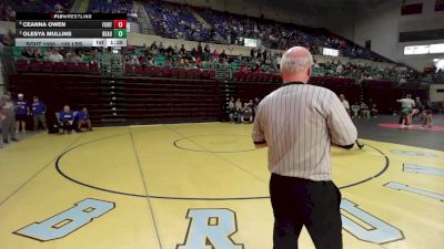 105 lbs Semifinal - Ceanna Owen, Fort Dorchester vs Olesya Mullins, Beaufort