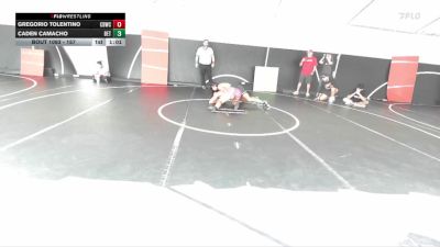 157 lbs Champ. Round 1 - Caden Camacho, Warriors Wrestling Club vs Gregorio Tolentino, Church Boyz Wrestling Club