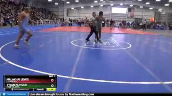 160 lbs Champ. Round 1 - Malakhai Lewis, Clover Hill vs Tyler Klinger, First Colonial