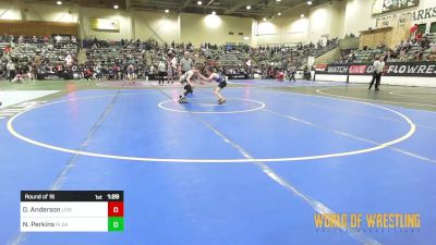 92 lbs Round Of 16 - Dylan Anderson, Live Training vs Nolan Perkins, Pleasant Hill Wrestling