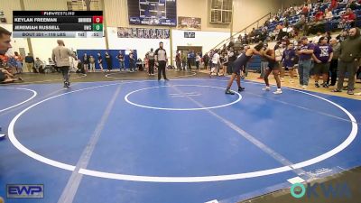 119 lbs 3rd Place - Keylan Freeman, Skiatook Youth Wrestling vs Jeremiah Russell, Bartlesville Wrestling Club