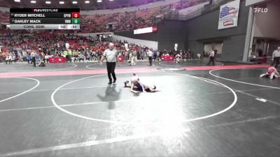 78 lbs Cons. Semi - Ryder Mitchell, De Pere Youth Wrestling vs Oakley Mack, Lodi Wrestling Club