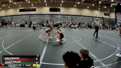 88 lbs Round 1 (4 Team) - Alex Spagnola, Ruthless vs Amarae Phillips, Reaper WC