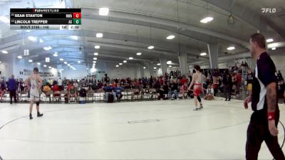 148 lbs Quarterfinal - Lincoln Treffer, Adams Central vs Sean Stanton, MWC Wrestling Academy