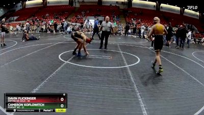 110 lbs Round 6 (8 Team) - Davin Flickinger, Empyre WC Gold vs Cameron Koflowitch, Pursuit WC