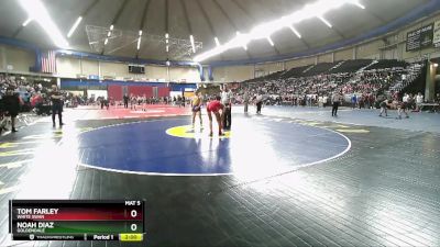 B 138 lbs Champ. Round 1 - Tom Farley, White Swan vs Noah Diaz, Goldendale