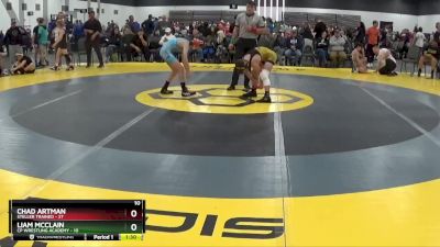 100 lbs Quarterfinals (8 Team) - Chad Artman, Steller Trained vs Liam McClain, CP Wrestling Academy