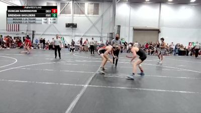 144 lbs Round 1 (4 Team) - Brendan Sholders, Front Royal WC vs Duncan Harrington, EsteBuilt Underground