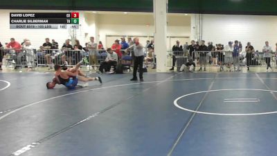 105 lbs Consi Of 16 #1 - David Lopez, CO vs Charlie Silberman, TN